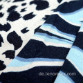 Strick-Viskose-Leopard-gedrucktes Spandex-Single-Jersey-Stoff